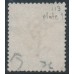 GREAT BRITAIN - 1867 10d red-brown QV, Spray of Rose watermark, plate 1, used – SG # 113