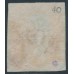 GREAT BRITAIN - 1843 1d red-brown QV, plate 40, '6' Maltese Cross cancel – SG # 8uf