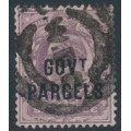 GREAT BRITAIN - 1902 6d purple KEVII o/p GOVT PARCELS, used – SG # O76