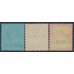 GREAT BRITAIN - 1887 2½d to 10d QV Jubilee set of 3, o/p for use in The Levant, MNH – SG # 4-6