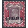 GREAT BRITAIN - 1902 4pi on 10d purple/carmine KEVII, for use in The Levant, MH – SG # 10