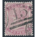 GREAT BRITAIN - 1880 2d pale rose QV, Imperial Crown watermark, used – SG # 168