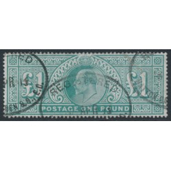 GREAT BRITAIN - 1911 £1 green KEVII definitive, used – SG # 320
