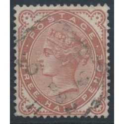 GREAT BRITAIN - 1880 1½d Venetian red QV, Imperial Crown watermark, used – SG # 167