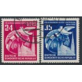 EAST GERMANY / DDR - 1952 World Peace Congress set of 2, used – Michel # 320-321