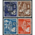 EAST GERMANY / DDR - 1950 Peace set of 4, used – Michel # 276-279