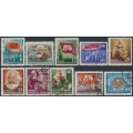 EAST GERMANY / DDR - 1953 Death of Karl Marx set of 10, used – Michel # 344-353