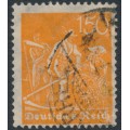 GERMANY - 1922 150pfg orange Harvester, network watermark, geprüft, used – Michel # 189