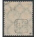 GERMANY - 1923 40Mk dark bluish green Harvester, network watermark, geprüft, used – Michel # 244a