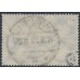 GERMANY - 1922 50Mk blue Numeral, network watermark, used – Michel # 246a