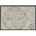 GERMANY - 1922 50Mk dark blue Numeral, network watermark, used – Michel # 246a