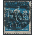 GERMANY - 1923 30Tausend on 10Mk blue Harvester, geprüft, used – Michel # 284
