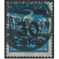 GERMANY - 1923 30Tausend on 10Mk blue Harvester, geprüft, used – Michel # 284