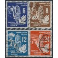 EAST GERMANY / DDR - 1950 Peace set of 4, used – Michel # 276-279