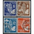 EAST GERMANY / DDR - 1950 Peace set of 4, used – Michel # 276-279