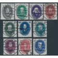 EAST GERMANY / DDR - 1950 Berlin Science Academy set of 10, used – Michel # 261-270