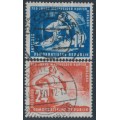 EAST GERMANY / DDR - 1950 Copper Mining set of 2, used – Michel # 273-27