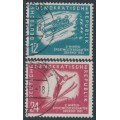 EAST GERMANY / DDR - 1951 Winter Sports set of 2, used – Michel # 280-281