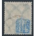 GERMANY - 1923 50Mk blue-green Miners, network watermark, geprüft, used – Michel # 245