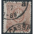 GERMANY - 1875 25pf red-brown Imperial Eagle, used – Michel # 35a