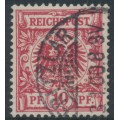 GERMANY - 1899 10pf deep rose-red Imperial Eagle, used – Michel # 47ea