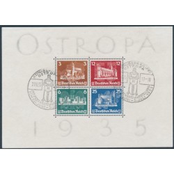 GERMANY - 1935 OSTROPA Stamp Exhibition S/S, used – Michel # Block 3