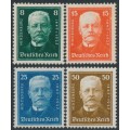 GERMANY - 1927 President Hindenburg set of 4, MH – Michel # 403-406