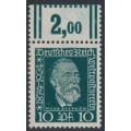 GERMANY - 1924 80pf deep green Heinrich von Stephan, MNH – Michel # 363xPOR