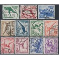 GERMANY - 1936 Summer & Winter Olympics set of 11, used – Michel # 600-602 + 609-616