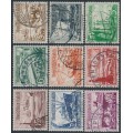 GERMANY - 1937 Ships and Boats set of 9, used – Michel # 651-659