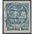 GERMANY - 1920 3Mk blue Bavarian issue o/p DEUTSCHES REICH, used – Michel # 134I