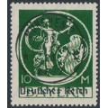 GERMANY - 1920 10Mk green Bavarian issue o/p DEUTSCHES REICH, used – Michel # 137I