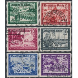 GERMANY - 1941 German Comradeship set of 6, used – Michel # 773-778