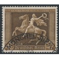 GERMANY - 1938 42+108pf brown Brown Ribbon Horse Race, used – Michel # 671