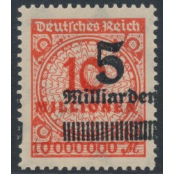 GERMANY - 1923 5Milliarden on 10Millionen red Numeral, misplaced o/p, MNH – Michel # 334A