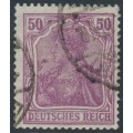 GERMANY - 1920 50pf grey-lilac Germania, type I, used – Michel # 146I