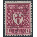 GERMANY - 1922 1¼Mk brown-carmine Industry Exhibition, used – Michel # 199c