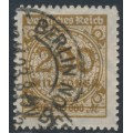 GERMANY - 1923 200Millionen Mk pale ochre-brown Numeral, rouletted, used – Michel # 323B