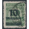 GERMANY - 1923 10Milliarden on 50Millionen Mk Numeral, rouletted, used – Michel # 336B