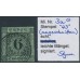 BADEN - 1851 6Kr black on green Numeral, imperforate, used – Michel # 3a