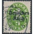 GERMANY - 1920 5pf green Bavarian Official o/p Deutsches Reich, used – Michel # D34