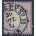 GERMANY - 1872 ¼Gr violet Large Shield, used  – Michel # 16