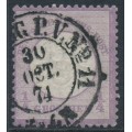 GERMANY - 1872 ¼Gr violet Large Shield, used  – Michel # 16