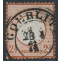 GERMANY - 1872 2½Gr reddish brown Large Shield, used – Michel # 21a