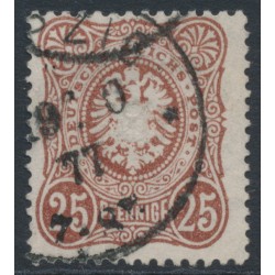 GERMANY - 1875 25pf reddish brown Imperial Eagle, used – Michel # 35a