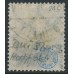 GERMANY - 1923 50Mk blue-green Miners, network watermark, used – Michel # 245