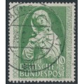WEST GERMANY / BRD - 1952 10+5pf green Museum, used – Michel # 151