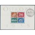 GERMANY - 1935 OSTROPA Stamp Exhibition S/S, used – Michel # Block 3