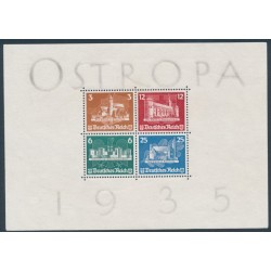 GERMANY - 1935 OSTROPA Stamp Exhibition S/S, MNG – Michel # Block 3 