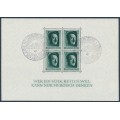 GERMANY - 1937 Hitler’s 48th Birthday M/S, used – Michel # Block 7
